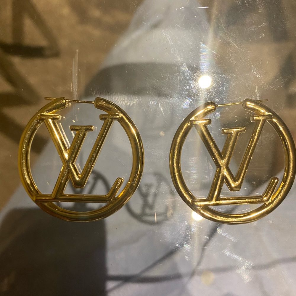 Louis Vuitton hoop earrings